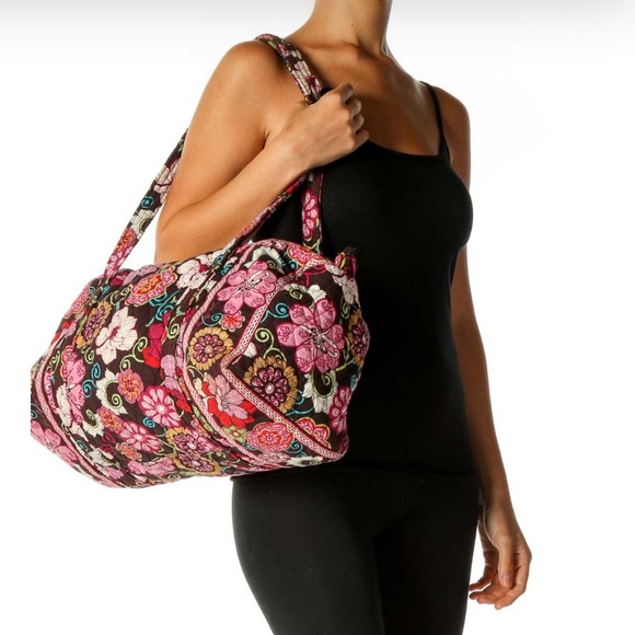 Vera Bradley Handbags - Large Vera Bradley Duffel in Mod Pink Floral